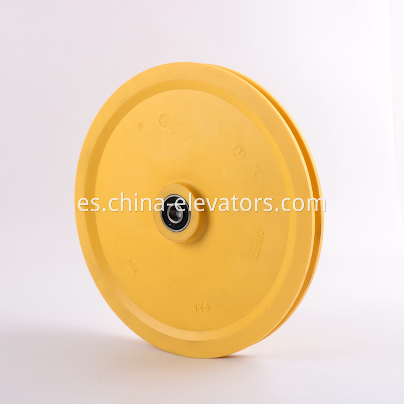 57637799 Polea de tensión para Schindler 5500 Elevator Overpeed Gobernador 57637799 Tension Pulley for Schindler 5500 Elevator Overspeed Governor